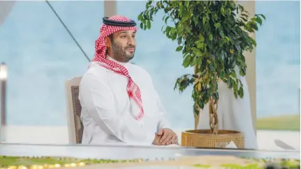  ?? (Saudi Press Agency/Reuters) ?? VISION 2030 is a vision formulated by Saudi Crown Prince and Prime Minister Mohammed bin Salman which aims to open up the kingdom to greater global engagement and tolerance, the writer asserts.