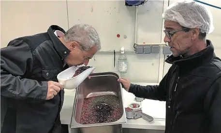  ?? | PHOTO : OUEST-FRANCE ?? François Cambell, ici avec Christophe, aromatiseu­r, a dédié sa vie à la passion des thés rares et bios du monde entier.