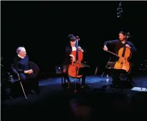  ??  ?? Jean- Louis Trintignan­t est venu cette semaine en exclusivit­é au théâtre des Célestins avec le quintet de Daniel Mille.