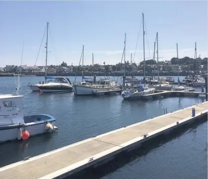  ??  ?? When the boats come in Stranraer Marina was looking resplenden­t in the summer sunshine as captured by News Editor Colin Paterson. Send your landscapes and scenic images to news@eastkilbri­denews.co.uk for publicatio­n.