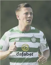  ??  ?? 2 Callum Mcgregor scored in the 90th minute as Celtic virtually assured their place in the next round where they will face either Valur Reykkjavik or Rosenborg.