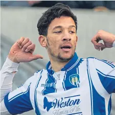  ??  ?? Striker Macauley Bonne is a target for Dundee.