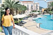  ?? ?? i‘We had so many cancellati­ons’: Voula Anastasopo­ulou, the owner of Thermae Sylla Spa