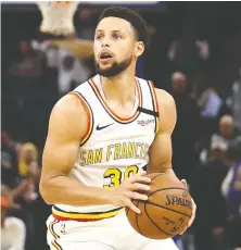  ?? EZRa SHAW/ GETTY IMAGES FILES ?? Would a star like Stephen Curry have interest in playing in a second bubble for non-NBA playoff teams?