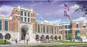  ?? PBK Architects ?? CISD is preparing to build a new Oak Ridge high school with $142 million from a $487 million bond election that voters approved in November.