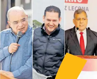  ?? /CORTESÍA: FACEBOOK ?? José Luis Márquez, Aybar Márquez y Luis Márquez Lecona