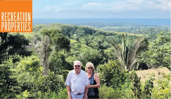  ?? VILLA FRESNO HILLS ?? David and Candiss Bengert are developing Costa Vida Estates, a Costa Rica farm they are turning into country estates.