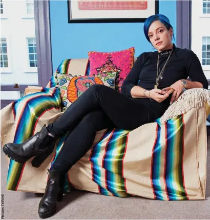  ??  ?? Property woes: Lily Allen, pictured at her West London home, faced ridicule after her complaint