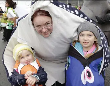  ??  ?? Christine, Sylvia and Rosaline Zanella enjoying their day out at the St Patrick’s Day parade in Bray.