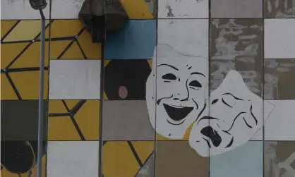  ??  ?? ‘I have long since learned that as long as producers and editors are happy with footage, nobody really cares what happened around it.’ A mural on the wall of the Academy of Dramatic Arts, in Belgrade, Serbia. Photograph: Darko Vojinović/AP