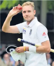  ?? Anthony Devlin ?? England’s Stuart Broad