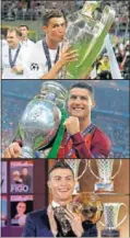  ??  ?? HISTÓRICO. Cristiano es el primero en ganar en un año Champions, Eurocopa, Mundialito y Balón de Oro.