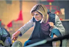  ??  ?? Trying to save the world: Jodie Whittaker as the Time Lord in Doctor Who