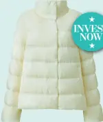  ??  ?? Invest in a Uniqlo wear-with-everything down jacket. And hang on to anything your granny gives you, as it’s guaranteed to come back into fashion. JACKET, £59, Uniqlo, uniqlo.com