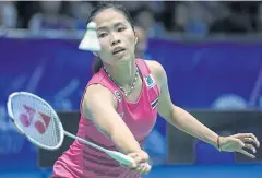  ?? AFP ?? Ratchanok Intanon plays a shot during a recent tournament.