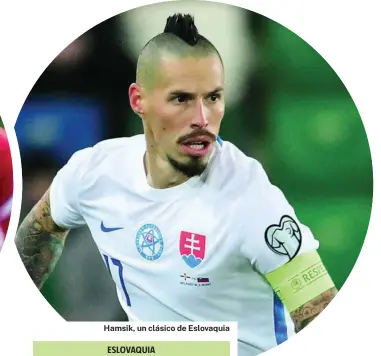  ??  ?? Hamsik, un clásico de Eslovaquia