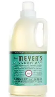  ?? MRS. MEYER’S ?? Mrs. Meyer’s Clean Day Scented Laundry Detergent: $19.99 for 64 oz./1.8 L; mrs.meyers.ca for store info.