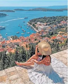  ?? | Instagram ?? HVAR is known for its beautiful beaches and spectacula­r properties.