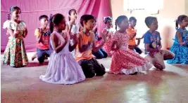  ??  ?? Dance of Grade 3 Students