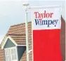 ??  ?? Taylor Wimpey has seen profits rise.