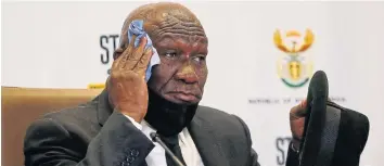  ?? Picture: GALLO IMAGES / PHILL MAGAKOE ?? PROMISES: Police minister Bheki Cele said he would pay for the families’ groceries and school fees, says the father of one of the slain policemen.