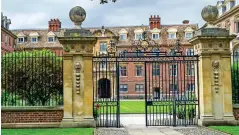  ??  ?? Investigat­ion: St Catharine’s College in Cambridge