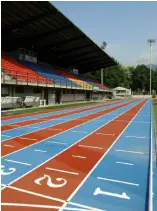  ?? TI-PRESS ?? La pista d’atletica di Chiasso