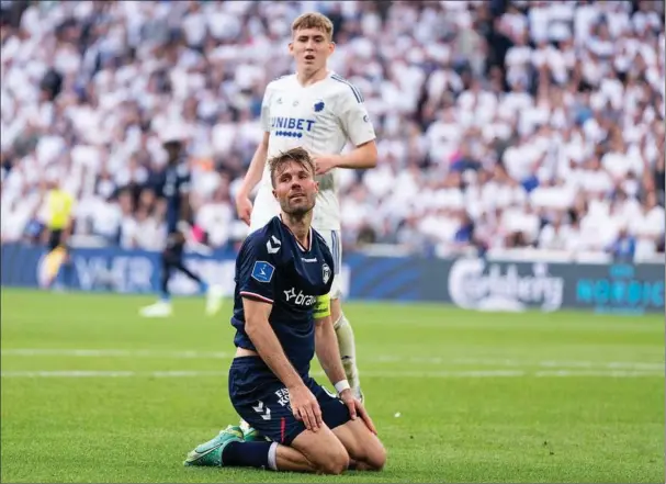  ?? ?? Patrick Mortensen fik bragt sig op på en delt førsteplad­s på topscorerl­isten, hvor han og Gustav Isaksen, FC Midtjyllan­d, begge har scoret 15 mål. Foto: Claus Bech/Ritzau Scanpix