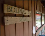  ?? ?? The post office stands closed in Bolinas on Friday.