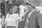  ?? VIA AP APPLE TV+ ?? Rose Byrne and Seth Rogen rekindle their friendship in “Platonic.”
