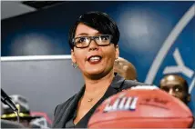  ?? HYOSUB SHIN / HSHIN@AJC.COM ?? Mayor Keisha Lance Bottoms has inflamed the rivalry with her joke: “Just anybody other than the Saints.”
