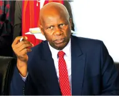  ??  ?? Minister Chinamasa