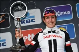  ?? FOTO BELGA ?? De Nederlands­e Lucinda Brand won vorig jaar de Omloop.