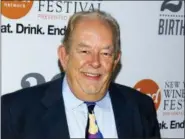  ?? PHOTO BY CHARLES SYKES — INVISION — AP, FILE ?? In this file photo, Robin Leach attends the Food Network’s 20th birthday party in New York. Leach, whose voice crystalize­d the opulent 1980s on TV’s “Lifestyles of the Rich and Famous,” has died, Friday.