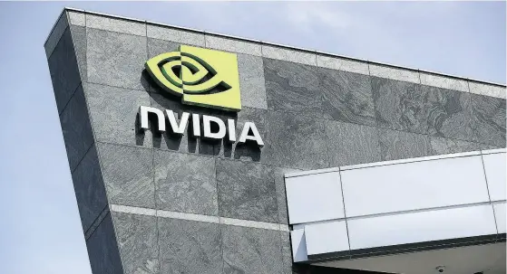  ?? JUSTIN SULLIVAN / GETTY IMAGES ?? Nvidia is the best-performing stock in the semiconduc­tor index and one of the hottest stocks in the world over the past five years.