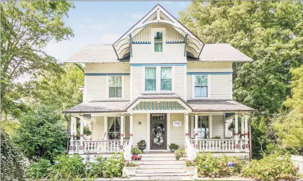  ?? PlanOmatic / Contribute­d photo ?? This charming home, which was the recipient of the Westport Historic Preservati­on Award, features six fireplaces and extensive original decorative millwork.