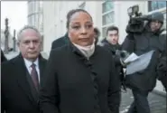  ?? MARY ALTAFFER — THE ASSOCIATED PRESS FILE ?? This file photo shows Pamela Harris as she leaves Brooklyn Federal court with attorney, Jerry H. Goldfeder, left, in New York. The former New York lawmaker accused of ripping off an arts nonprofit and a disaster relief fund has pleaded guilty Tuesday...