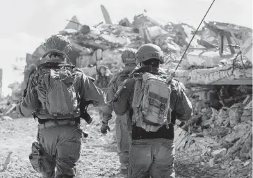  ?? FOTO: AGENCIA AFP ?? El Ejército israelí continúa con sus operativos en la Franja de Gaza.