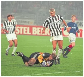  ?? ?? October, 1995 and Andy Goram denies Fabrizio Ravanelli this time, with Craig Moore covering at the back post