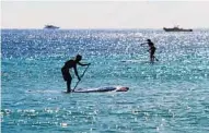  ?? BARBARA CORBELLINI DUARTE/STAFF FILE PHOTO ?? Florida is home to thousands of paddle boards.