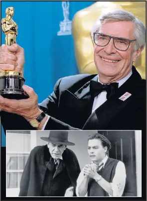  ?? Pictures: REUTERS; GETTY; REX ?? OSCAR: Martin Landau and, inset, with Johnny Depp in Ed Wood