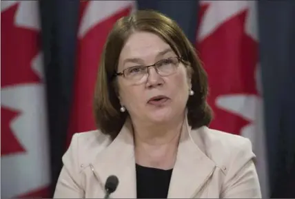  ?? ADRIAN WYLD, THE CANADIAN PRESS ?? Jane Philpott, Minister of Health says doctors have a major role to play in promoting the health of the country’s most vulnerable population­s.