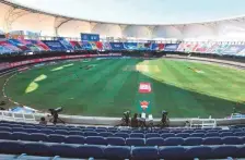  ?? ?? Dubai Internatio­nal Cricket Stadium is one of the venues in the UAE where Afghanista­n will play their home matches for the next five years.