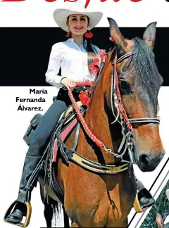  ??  ?? María Fernanda Álvarez.