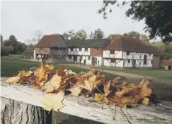  ?? SAM STEPHENSON ?? Autumn transforms the historic site into a ‘kaleidosco­pe of colours’