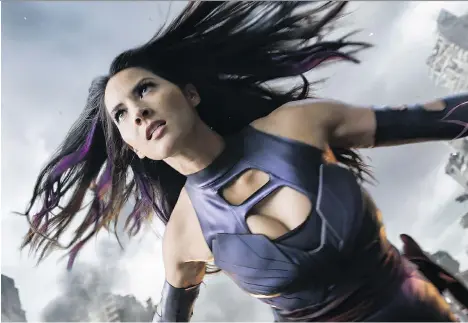  ?? 20TH CENTURY FOX ?? Olivia Munn starred as Psylocke in X-Men: Apocalypse. The actress won’t confirm whether her character will appear in the upcoming X-Men: Dark Phoenix, though the popular consensus is that she will be part of the cast.