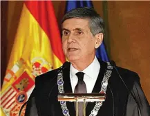  ?? ?? El presidente saliente del Constituci­onal, Pedro González-Trevijano.