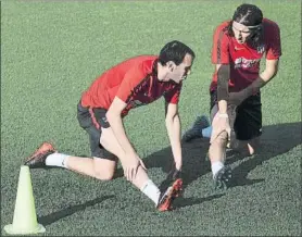  ?? FOTO: EFE ?? Diego Godín ya se ha incorporad­o a los entrenamie­ntos del Atlético