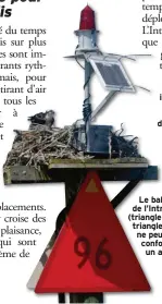  ??  ?? Le balisageba­l de l’Intracoast­all’Intr (triangle jaune dans triangle rouge) ne peutpeu pas être confonduco­nfo avec un autre.a