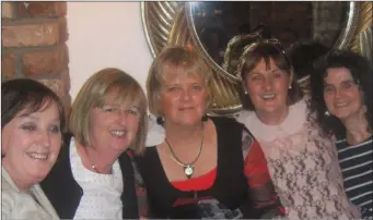  ??  ?? Best friends Kathryn Grant, Mary Byrne, Mary Kirwan (finalist), Mary Sheehan and Christine O’Donovan.